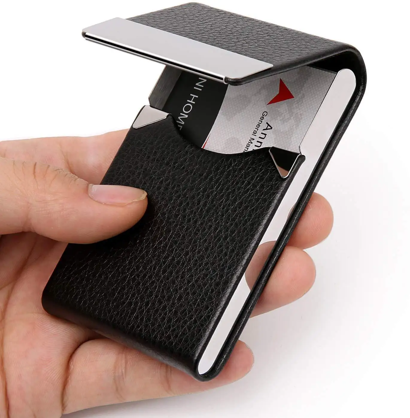 PU сумка для визитных карточек коробка для визитных карточек коробка для карточек полностью завернутая коробка для визитных карточек магнитный держатель для визитных карточек держатель для визитных карточек