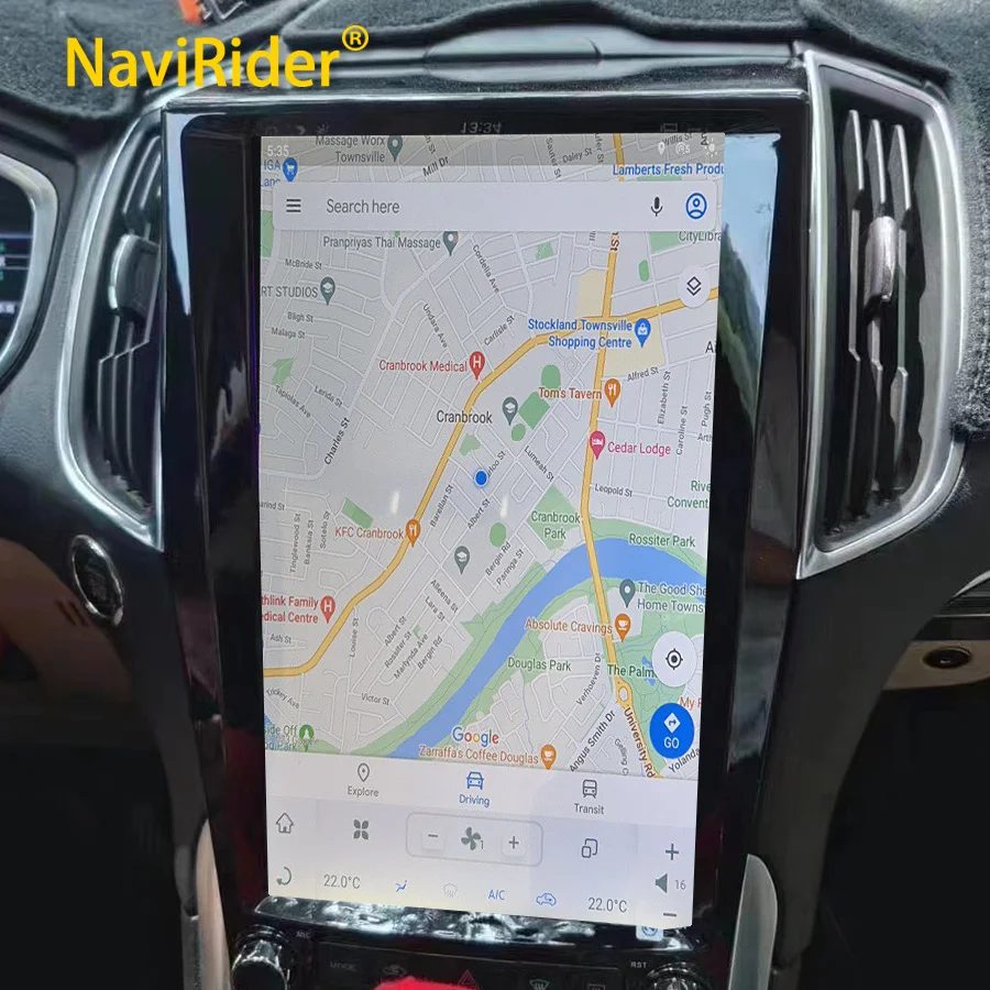 Tesla Style 13,6-дюймовый Android-Экран GPS-Навигация Carplay Авторадио Для Ford Edge 2015-2019 Стерео Автомобильный Мультимедийный Видеоплеер
