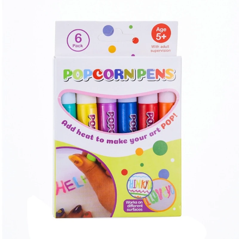 Цветная ручка для рисования Bubble Pen Puffier 3D Art DIY Bubble Drawing Pen 594A 0