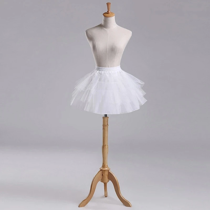 Белая женская винтажная многослойная плиссированная нижняя юбка-балетная юбка-пачка