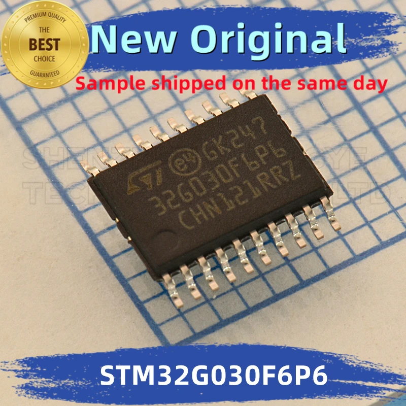 10 шт./лот STM32G030F6P6 Интегрированный чип STM32G030F 100% Новый и оригинальный, соответствующий спецификации ST MCU