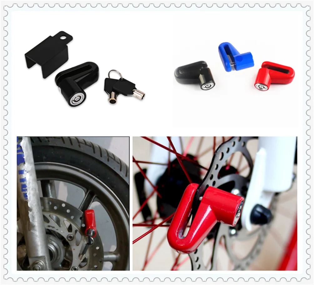 Защита колеса мотоцикла, скутера, велосипеда, противоугонный замок тормозного диска для HONDA CBR250R VFR 1200 F ST 1300 Black SpiRit