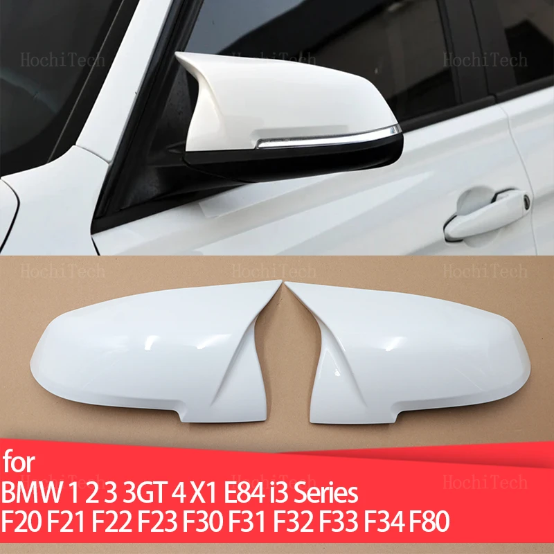 2x M Look Белые Сменные Крышки Боковых Зеркал заднего Вида Для BMW 1 2 3 3GT 4 M2 i3 Серии F20 F21 F22 F23 F30 F31 F32 F33 F34