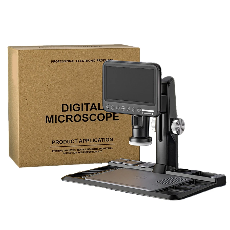 7-дюймовый сенсорный экран 1080P, 1600-кратная Лупа, Камера для пайки печатных плат, инструмент для ремонта микросхем, Беспроводной электронный микроскоп