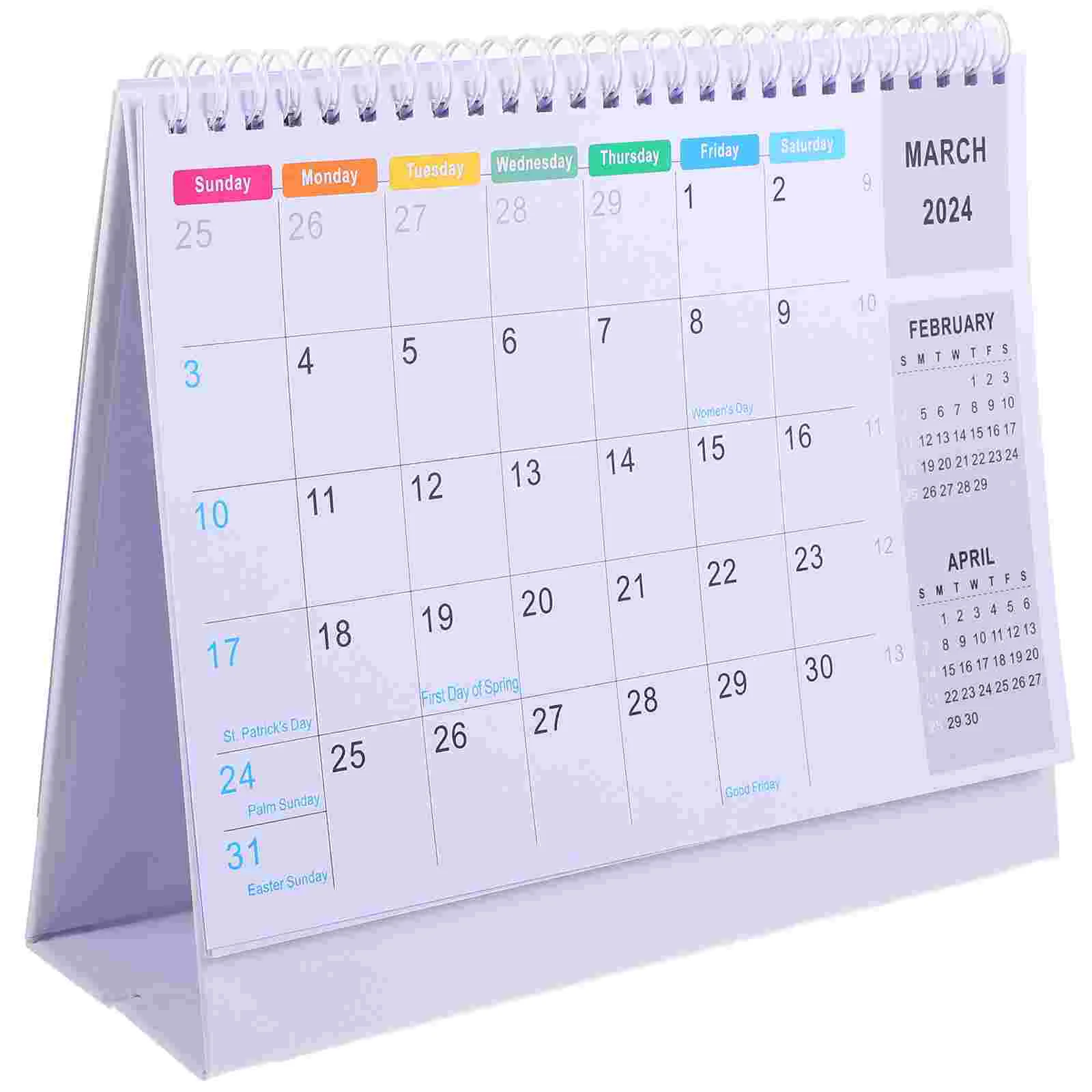 Офисный настольный календарь, календарь для ежедневного использования, домашний ежемесячный Постоянный календарь, декоративный для планировщика, канцелярские принадлежности