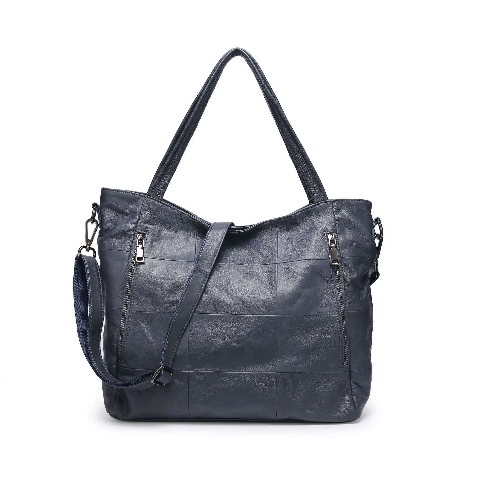 Женская сумка из натуральной кожи, повседневная женская сумка из мягкой кожи, винтажная женская сумка из воловьей кожи, ручная сумка на одно плечо, большая сумка через плечо