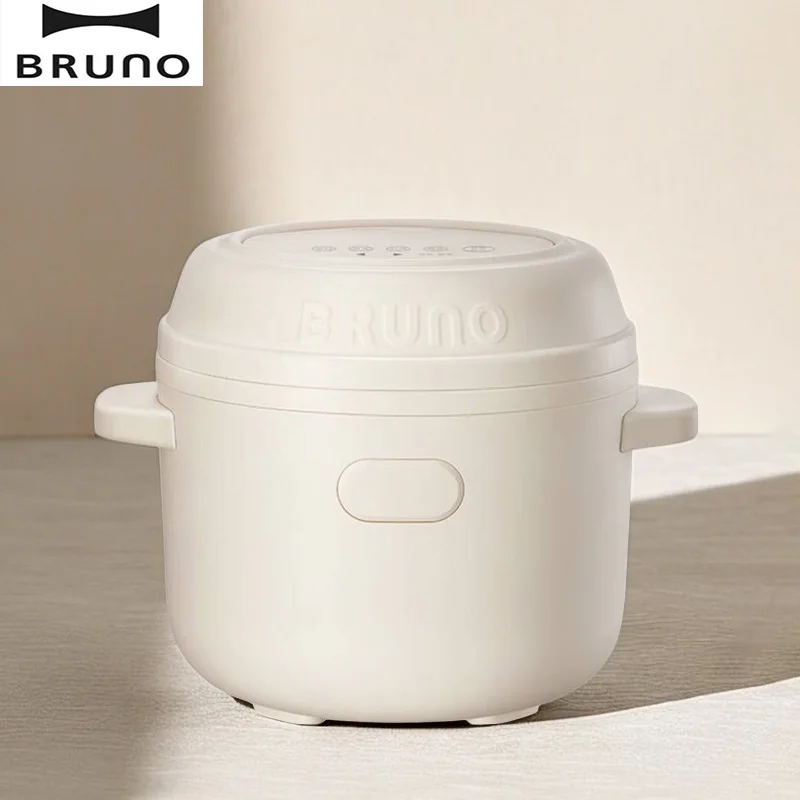 Рисоварка BRUNO Mini 1,5 л С Антипригарным покрытием Электрическая Мультиварка С Автоматическим резервированием на 24 часа Для 1-2 человек BZK-FB01