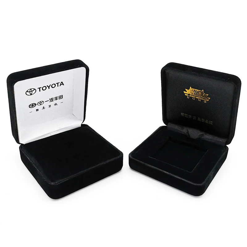 Изготовленная на заказ в Шэньчжэне подарочная коробка для монет и медалей с печатью логотипа для вашего собственного 0