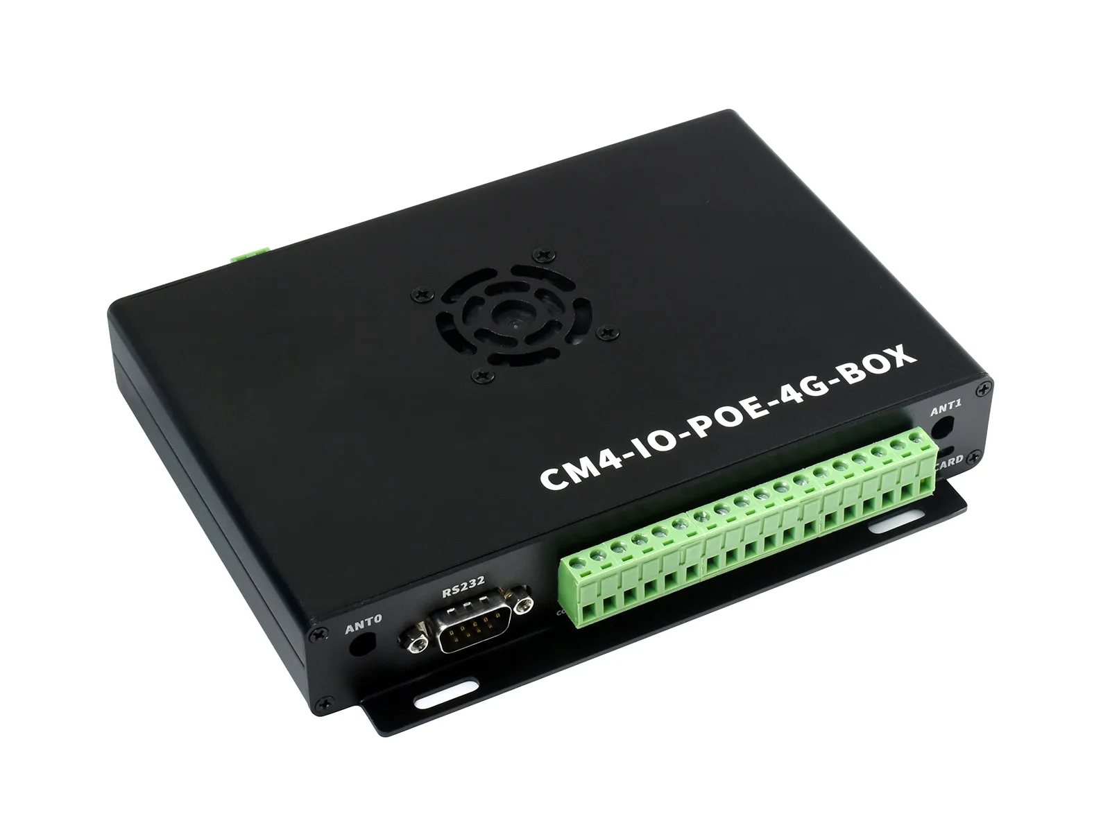 Промышленный мини-компьютер IoT CM4-IO-POE-4G-BOX на базе Raspberry Pi CM4, модуль поддержки 5G/4G в сборе, изолированный RS485/RS232