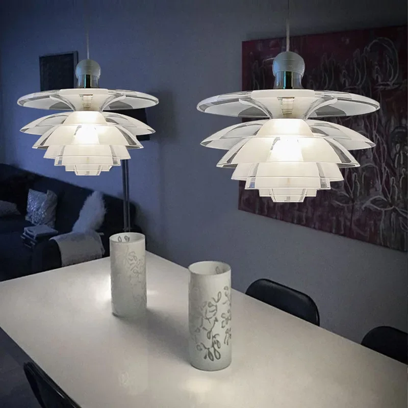 Современные светодиодные стеклянные люстры Датского дизайнера Art Pendan Подвесное освещение для домашней гостиной, столовой, кухни, Подвесной декор
