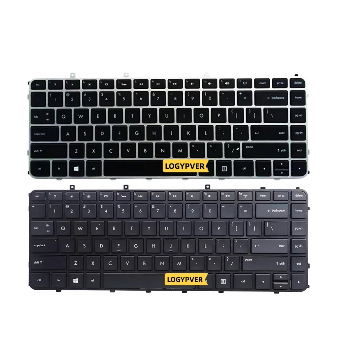 Клавиатура США Для ноутбука HP TPN-C103 TPN-C102 HSTNN-UB3R-IB3R Envy 6 1015 Английский Черный Серебристый