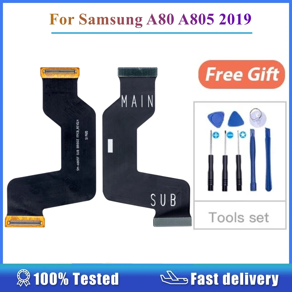 Для Samsung Galaxy A80 A805 2019 Материнская плата Соединительный гибкий кабель Замена запасных частей 0