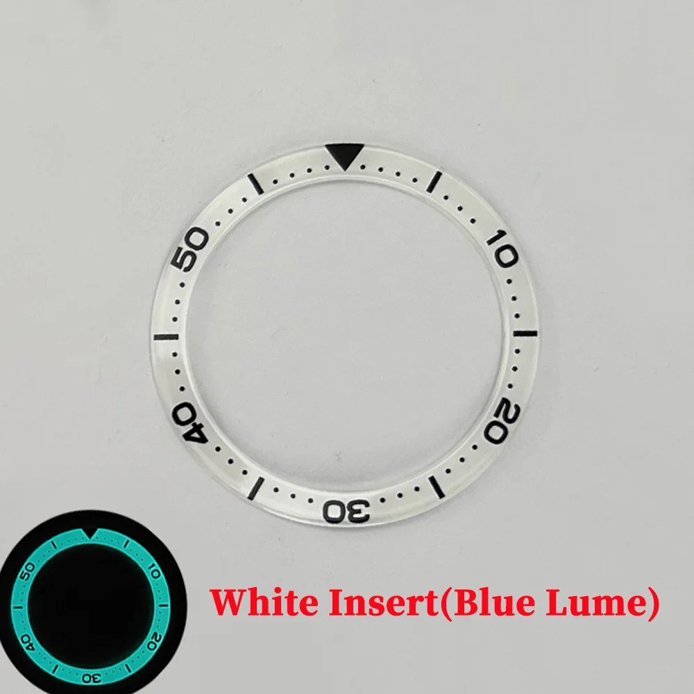 40,35 мм Полностью светящийся безель из минерального стекла, вставка C3 BGW9 Lume Подходит для корпуса часов SBDC053, деталей часов