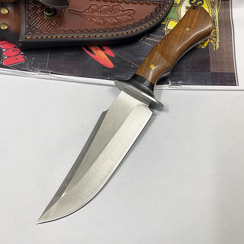 ТЯЖЕЛЫЙ Тактический нож, Высококачественный Боевой нож, Инструмент для самообороны, Ножи для выживания в кемпинге для мужчин, Рождественский подарок