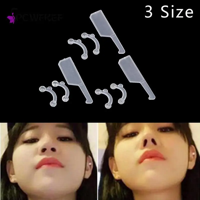 6ШТ 3 * размера для подтяжки носа к переносице Массажный инструмент для придания формы носу без боли