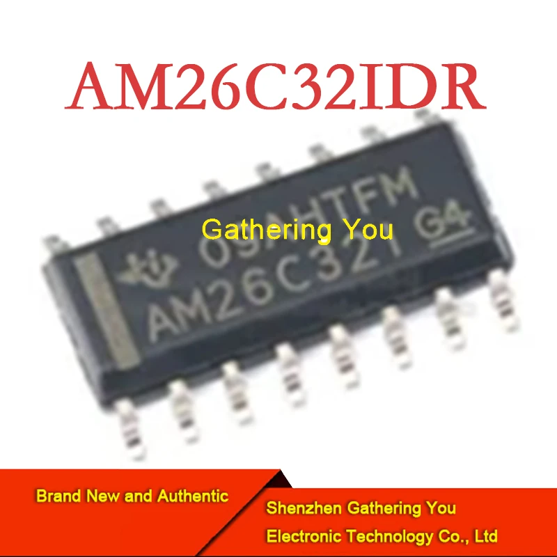 AM26C32IDR SOP16 RS-422 интерфейсная интегральная схема Quad Diff Line Совершенно Новый Аутентичный
