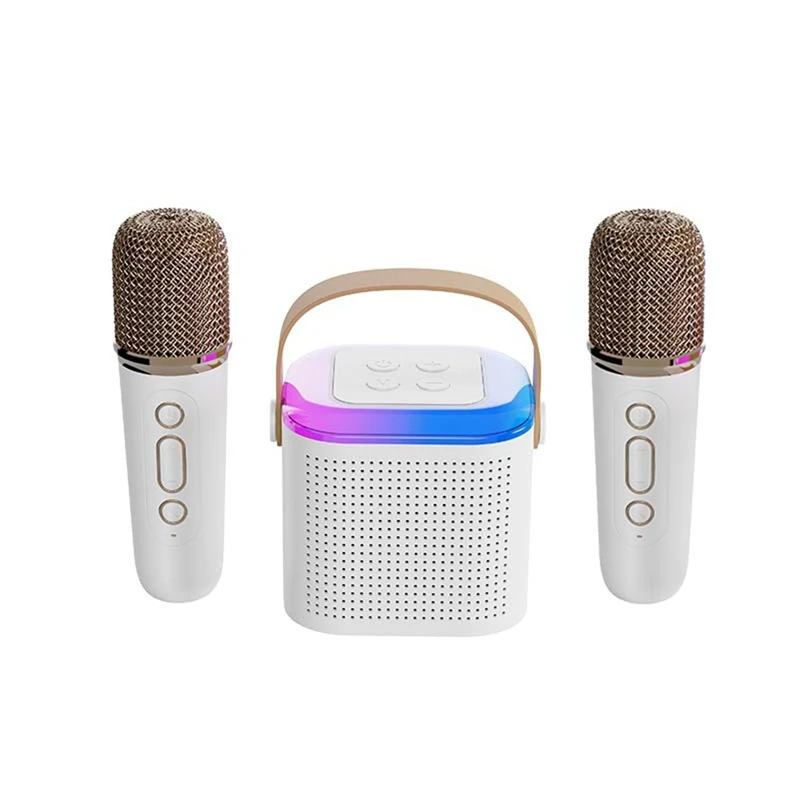 Беспроводной Караоке Аудио Домашний Bluetooth Портативный динамик для развлечения пения Караоке Аудио Встроенный микрофон