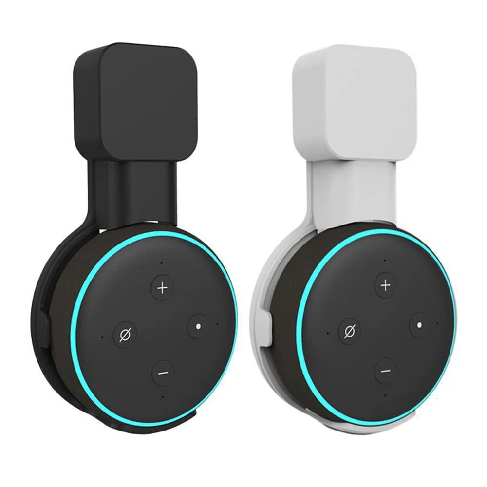 Настенный держатель Echo Dot, Вешалка для Динамиков Компактные Аксессуары Встроенная Система управления кабелем для динамика Echo Dot 3 Штепсельная вилка США, ЕС, Великобритания