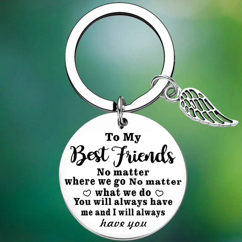 Подарки для дружбы Брелок для ключей для подруг, Лучшая подруга, Девочка-подросток, Родственная сестра, Лучшие подарки 0