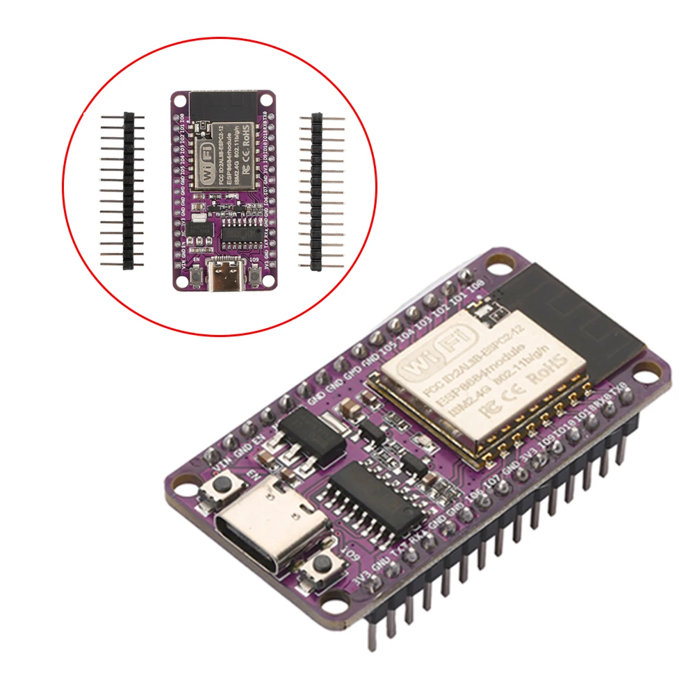 ESP8684 Плата разработки TYPE-C USB NODEMCU ESP32-C2 ESPC2-12 DevKit Последовательный CH340 WiFi + Bluetooth Двухъядерный Модуль для Arduino