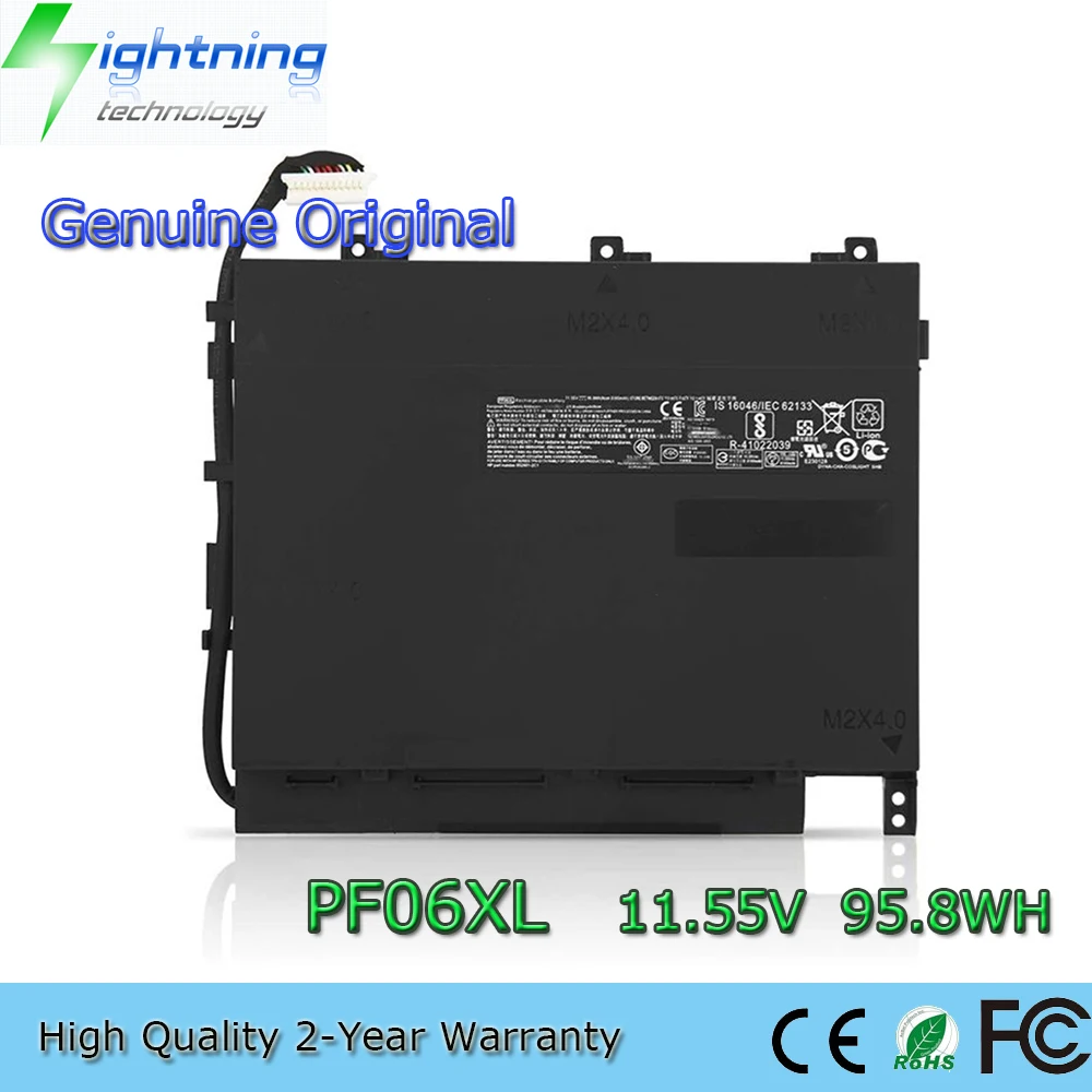 Новый Подлинный Оригинальный Аккумулятор PF06XL 11,55 V 95,8Wh для ноутбука HP Omen 17-w110ng 852801-2C1 853294-855 HSTNN-DB7M