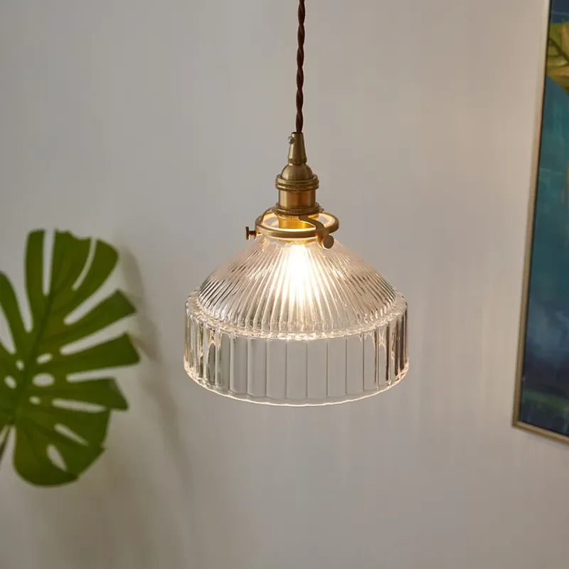 Серое Янтарно-зеленое стекло, внутренние светодиодные подвесные светильники, настенный светильник, домашний декор, современный подвесной светильник для спальни, столовой, кухни