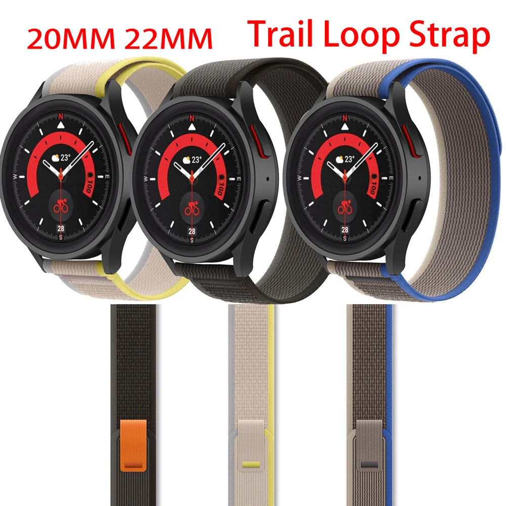 22 мм Нейлоновый Ремешок С Петлей TicWatch Pro 3 Ultra GPS Smart Watch Band Быстроразъемные Браслеты Для TicWatch Pro S 2022 Correa