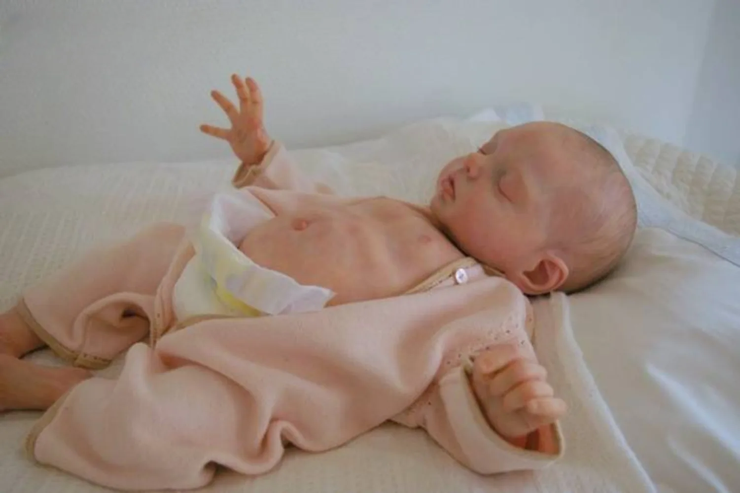20 дюймов Комплект Куклы-Реборн Alexa Sleeping Baby В Натуральную Величину Незавершенные Части Куклы с Телом Muñecas Bebe Kit Reborn Para Niñas 0