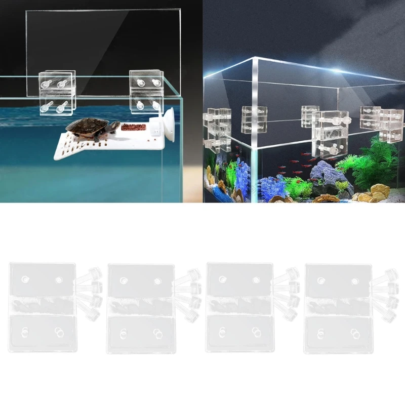 Универсальная клипса для крышки аквариума с рыбками, прозрачная акриловая стеклянная крышка для аквариума, новая