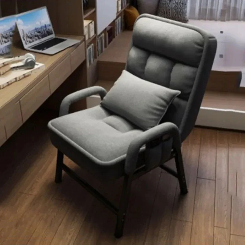 Роскошное компьютерное кресло, удобное для сидячего образа жизни, с ленивой спинкой, повседневный офисный диван, может откидываться назад, игровое кресло для учебы в общежитии