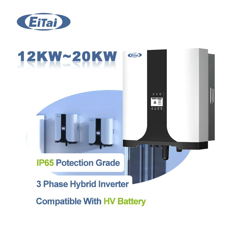 Солнечный гибридный инвертор 15 кВт 15 кВА 12 кВт Трехфазный аккумулятор 17 кВт 20 кВА 400 В Инверторы для бытовой техники