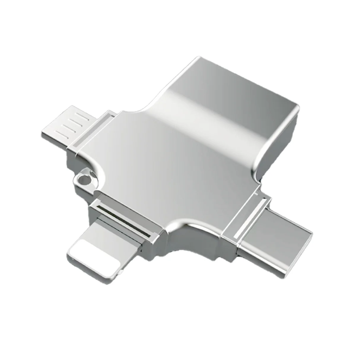 Устройство чтения SD-карт Адаптер для микро-карт 4 в 1 USB 3.0 Micro-Sd-USB Cardreader USB для интерфейса Apple OTG Adaptador 0