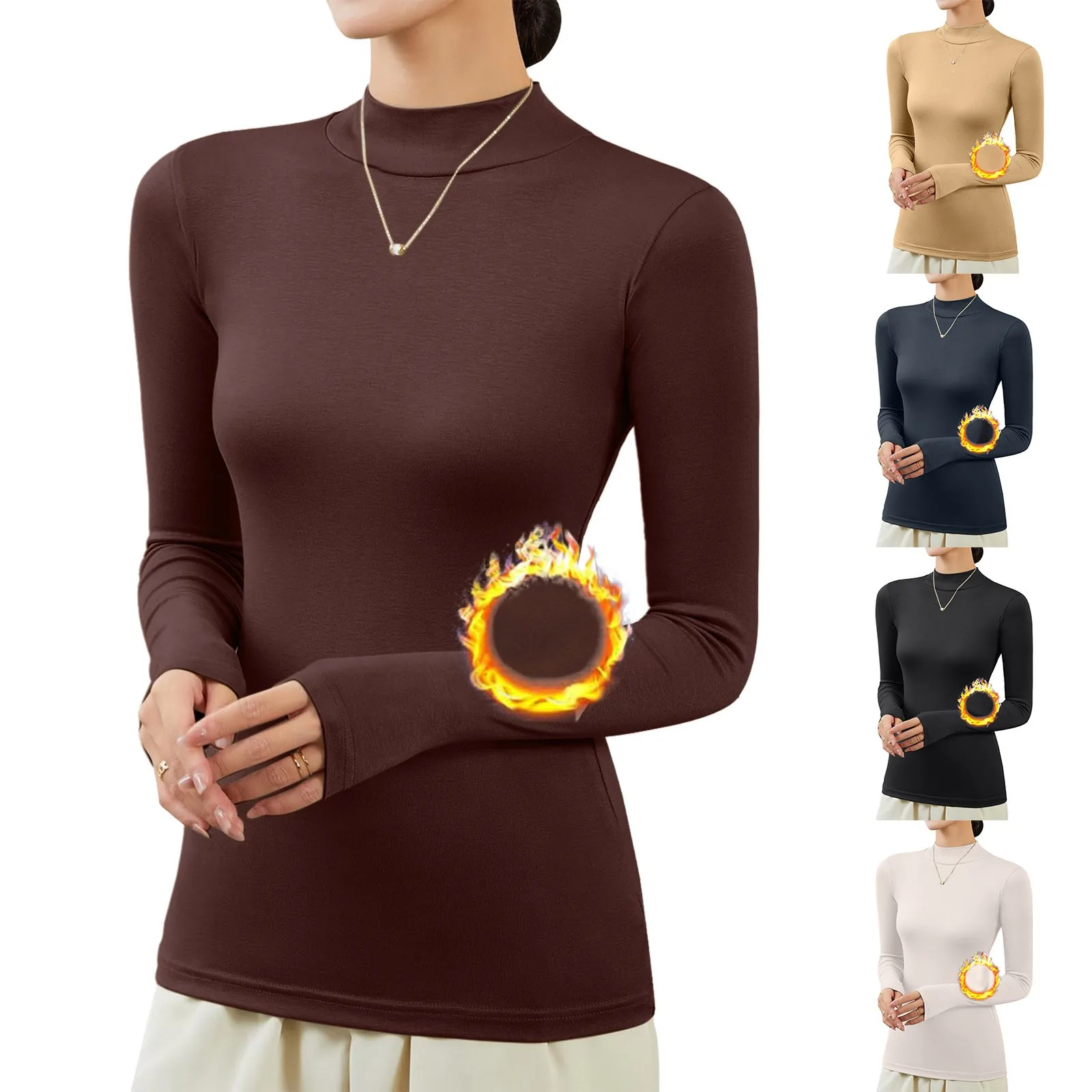 Женские однотонные удобные топы с полувысоким вырезом в немецком бархатном стиле, повседневная облегающая одежда для сна, пуловеры, одежда 0