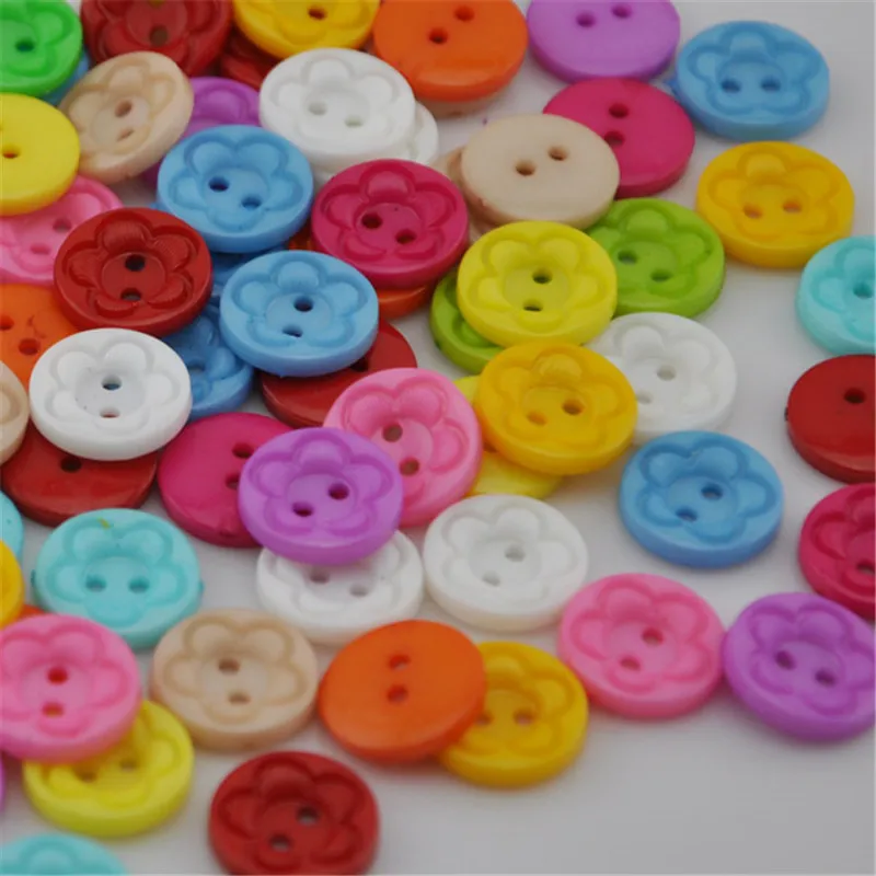 50 шт. разноцветные пластиковые пуговицы для шитья своими руками, аппликации, поделки, концепция PZ21