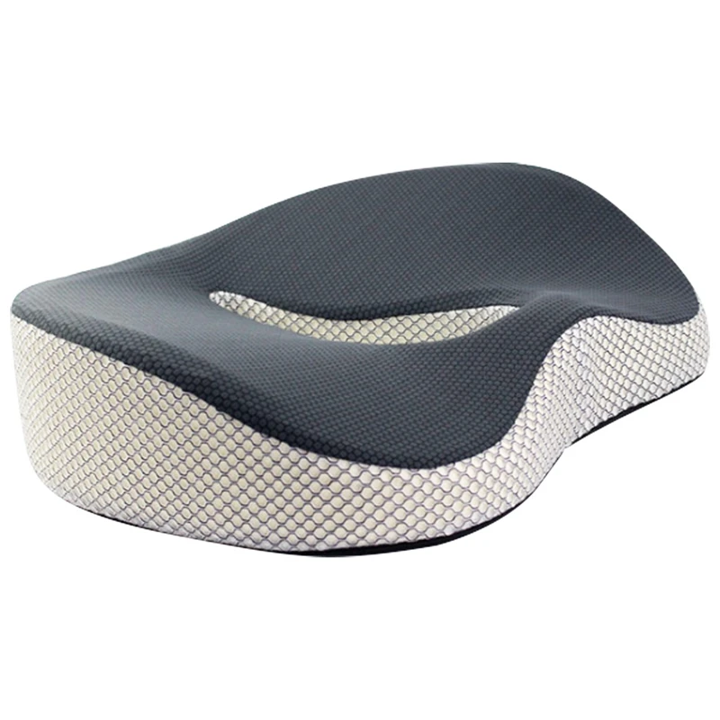 Подушка SAIEN Memory Foam Подушка от Геморроя Подушка для офисных и домашних сидений Ортопедическая подушка для кресла с эффектом памяти для копчика