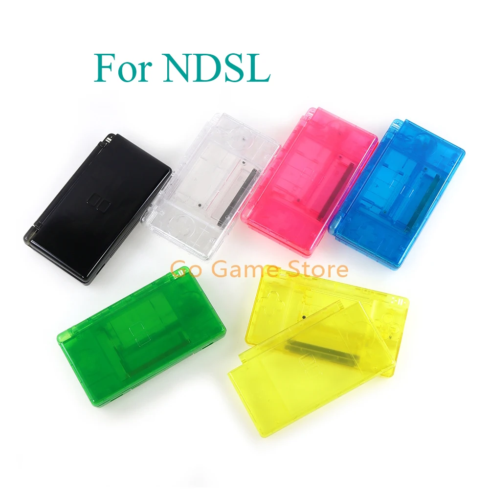 6 комплектов для Nintend DS Lite с прозрачным корпусом, чехол-накладка с кнопками, комплекты для замены игровой консоли NDSL 0