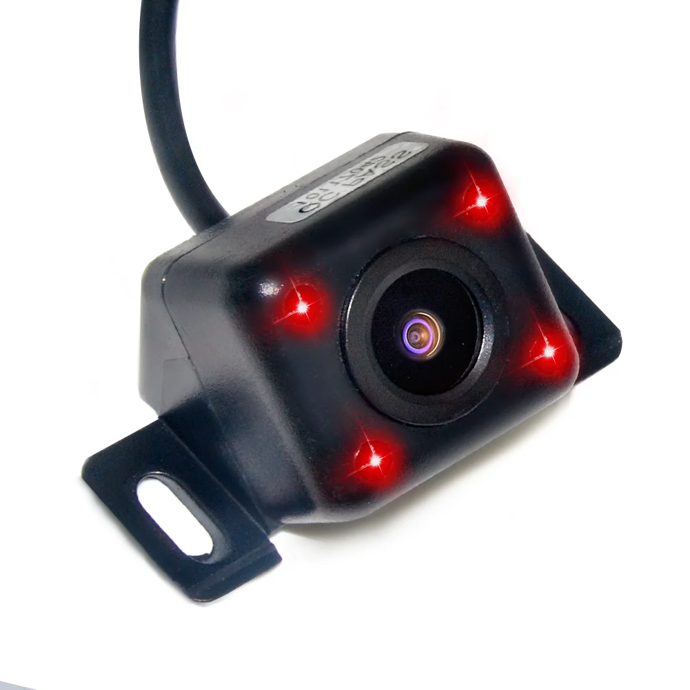 Широкоугольная ночная камера заднего вида CCD 170, водонепроницаемая Универсальная автомобильная камера заднего вида
