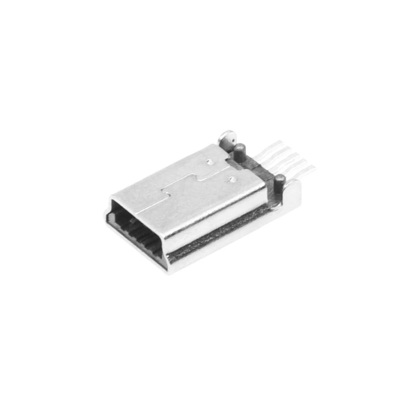 Горячий 20 шт штекер Mini USB Type B с 5-контактным разъемом для пайки SMD SMT на 180 градусов 2