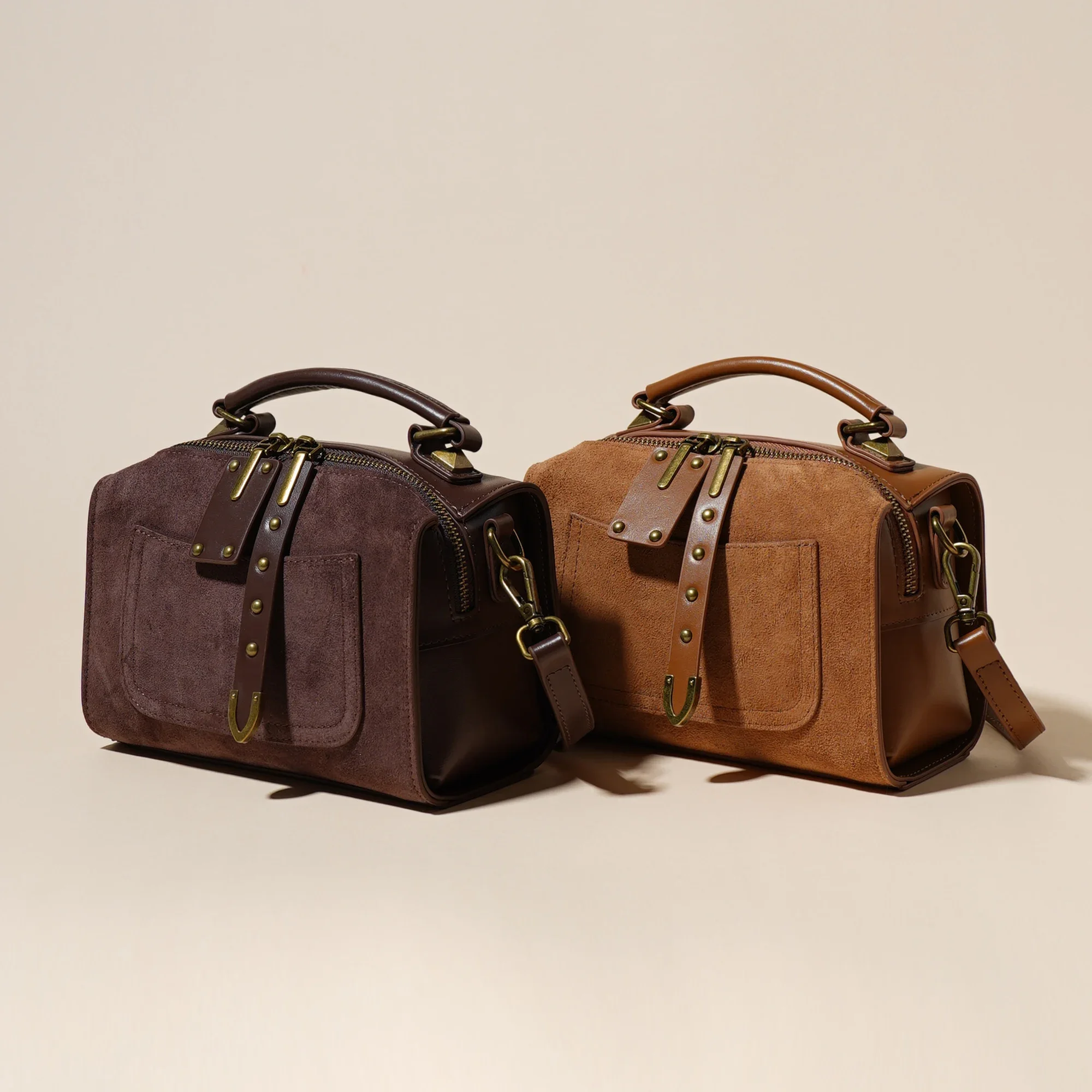 Бостонская сумка в стиле ретро, новая модная универсальная сумка-мессенджер через плечо 3