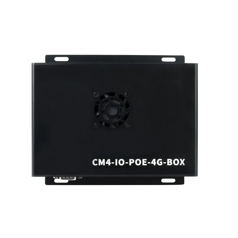 Промышленный мини-компьютер IoT CM4-IO-POE-4G-BOX на базе Raspberry Pi CM4, модуль поддержки 5G/4G в сборе, изолированный RS485/RS232 4