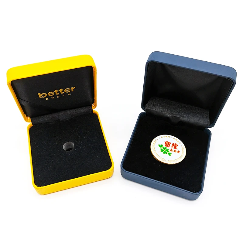 Изготовленная на заказ в Шэньчжэне подарочная коробка для монет и медалей с печатью логотипа для вашего собственного 5