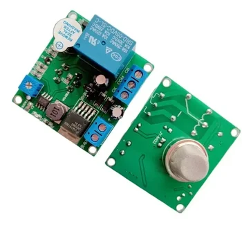 1 шт. Модуль датчика дыма MQ-2, контроллер сигнализации детектора курения 12V 24V для модуля платы arduino, НОВИНКА