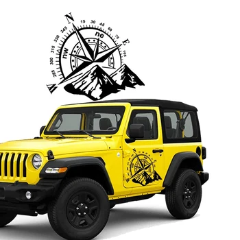 1 шт. Наклейка на боковую часть кузова внедорожника Compass Mountain, наклейка для внедорожника Jeep, водонепроницаемая Ford 1