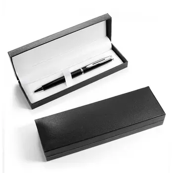 10шт Черная прямоугольная подарочная коробка для ручек Бумажная коробка Маленькие футляры для ручек 0
