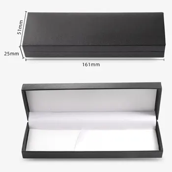 10шт Черная прямоугольная подарочная коробка для ручек Бумажная коробка Маленькие футляры для ручек 5