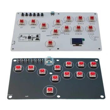 12-кнопочный мини-аркадный контроллер Fight Stick Игровой контроллер с экраном HXBE