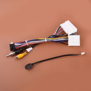 16Pin ISO Жгут проводов автомобильного радиоприемника разъем провода штекер кабельный адаптер подходит для Nissan