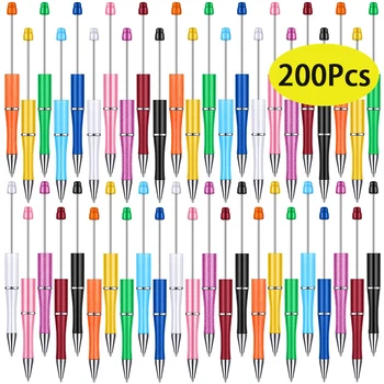 200шт Бисерных ручек DIY Бисерные Ручки Бисерные Ручки Офисные Школьные принадлежности Подарок для детей Бисерные ручки