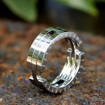 2023, НОВОЕ винтажное кольцо из нержавеющей стали 316L с кельтским узлом Викинга для мужчин, деформируемый Амулет, модные украшения В ПОДАРОК, бесплатная доставка