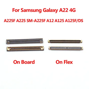 2шт ЖК-дисплей Гибкий разъем для Samsung A22 4G A225F A225 SM-A225F A12 A125 A125F/DS на материнской плате/flex 78 pin